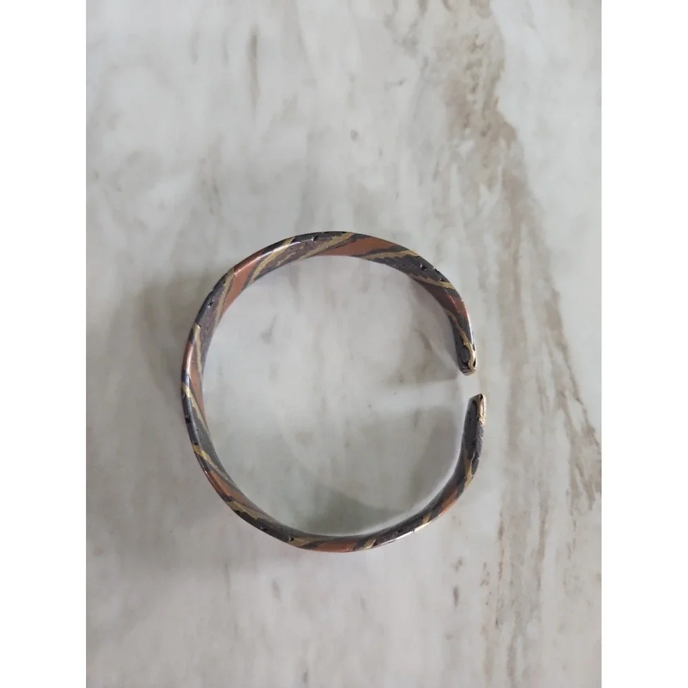 Mixed metals metallic Bracelet cuff bangle Accessory